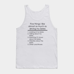 Five Things - Series Tank Top